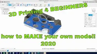 3D Printing for beginners - 2020 - How to MAKE MODELS to 3D Print for FREE