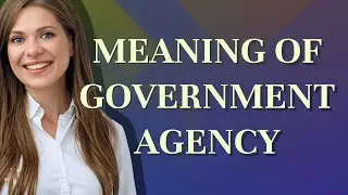 Government agency | meaning of Government agency