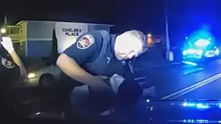 Officer Wipes Tears After Saving Baby Who Wasn’t Breathing