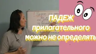 КАК ТОЧНО ОПРЕДЕЛИТЬ ПАДЕЖ ПРИЛАГАТЕЛЬНОГО, НЕ ЗНАЯ ЕГО ПАДЕЖНЫХ ОКОНЧАНИЙ...