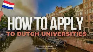 How to APPLY to NETHERLAND UNIVERSITIES in STUDIELINK