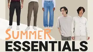 Effortless Summer Style | Minimalist Men's Essentials for the Season