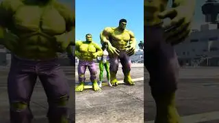 RANDOM BLACK VENOM VS HULK TEAM BATTLE #gta5 #shorts