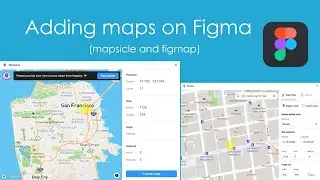 How to add map on Figma using Mapsicle and Figmap plugin | Figma add map for ui ux design