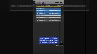 How do I split a stereo track into mono tracks in Logic Pro? 