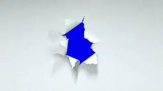 White 3D Paper Ripping From Center Then Zooming In - Paper Green Screen Pack
