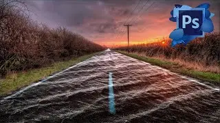 Как сделать эффект морской волны в photoshop