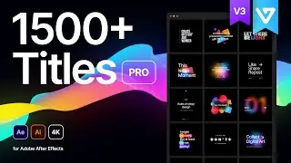 Create Cinematic Titles in Seconds with Titles Pro! - After Effects Tutorial  