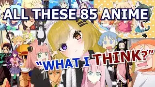 My Thoughts and Reactions! 85 Anime Shenanigans