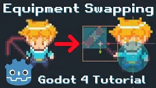 Equip Items and Auto Update Sprites with @tool - Godot 4 Resource Gathering Tutorial