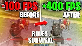 RULES OF SURVIVAL Low End PC | Lag Fix | +400 FPS | Ultimate RULES OF SURVIVAL FPS Boost Guide 2021