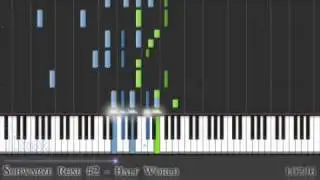 (Synthesia Piano) Half World, Schwarze Rose #2