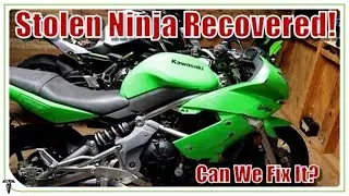 Stolen Bike Recovered! | Can We Fix It? - Ride Rehab: Ninja 650 ep1