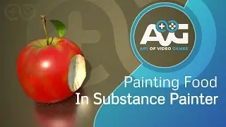 Painting FOOD in SUBSTANCE PAINTER