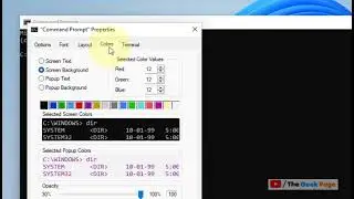 How To Change Command Prompt Background Color In Windows 11