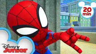 Top 5 Marvel’s Spidey and his Amazing Friends Moments 🕸 | Compilation | @disneyjr