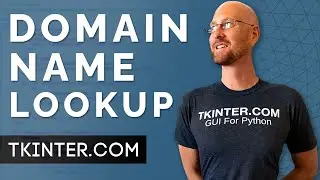 Domain Name Lookup Tool - Tkinter Projects 8