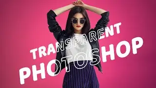 Transparent Text Effect in Photoshop ||  Photoshop Tutorial