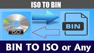 How to convert bin to iso or any other formats | HOW TO CONVERT BIN TO ISO