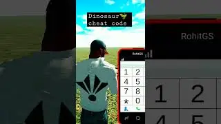 Dinosaur 🦕 Cheat code in Indian bike driving 3D game 😈 ll #cheat #code