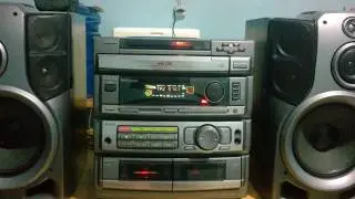 Aiwa Zr800 - Deck fita k7 - O melhor da Dance Music 90