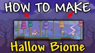 How to Make Hallow Biome in Terraria 1.4.4.9 | Hallow Biome Terraria