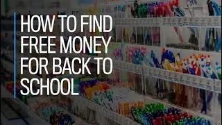 How to find free money for back to school