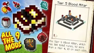 Blood Magic Mod erklärt! Tier 5 Blood Altar & mehr! - All The Mods 9 #31