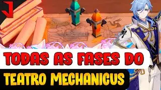 GUIA COMPLETO DE TODAS AS FASES DO TEATRO MECHANICUS (TOWER DEFENCE) - GENSHIN IMPACT