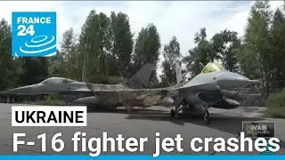 Ukraine F-16 crashes, pilot dies repelling Russian strike • FRANCE 24 English