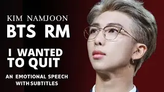 Learn English 2023 || KIM NAMJOON SPEECH IN ENGLISH || BTS RM INSPIRATIONAL SPEECH