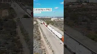 DJI MINI 4 PRO chasing train (relaxing video)