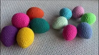 How to Crochet an Easter Egg #1 | Master Class | Amigurumi Ring