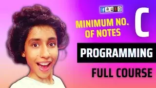 Minimum Number of Notes, C Programming for Beginner, C Language Tutorial, Campus Placement Interview