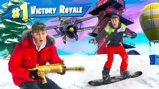 REAL LIFE FORTNITE CHALLENGE vs MY BRO