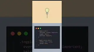 💡Light Bulb On/Off Animation using HTML CSS and JavaScript 