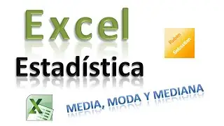 Media aritmética, moda y mediana en excel