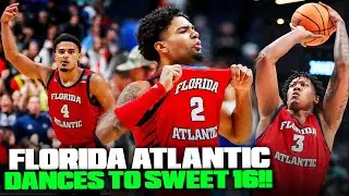 FLORIDA ATLANTIC DANCES TO THE SWEET 16!! Making School HISTORY In The Process