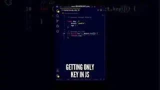 😍😍 Getting Only Key - Looping through JavaScript Objects 