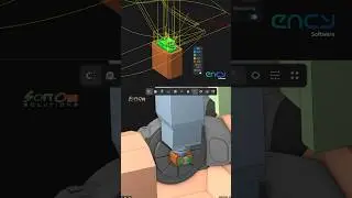 ENCY CAM Mill 3+2 Axis Simulation #encycam #sprutcam #cadcamcnc #cadcamsolution