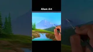 Waterfall painting Aham Art 