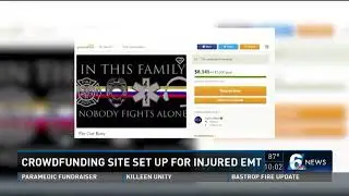 Crowdfunding site set up for injured EMT