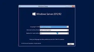 How to install Server 2012 (R2)