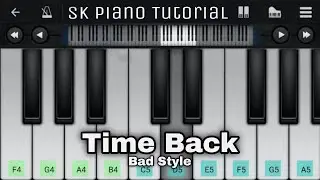 Time Back - 2Pac, Bad Style | PIANO TUTORIAL + INSTRUMENTAL RINGTONE