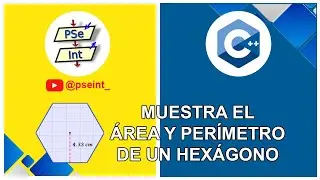 🟡 PSeInt: Hacer un programa que calcule el área y el perímetro de un hexágono. #pseint #dfd #c