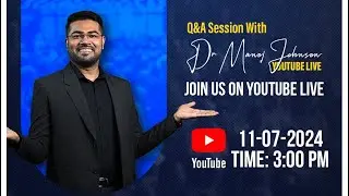 Dr Manoj Johnson is live