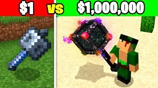 Minecraft, But You Can Buy a $1,000,000 Mace