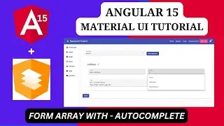 Form Array examples using json-server | material UI autocomplete in reactive forms - form array