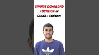 Change Default Download Location In Google Chrome #shorts #googlechrome