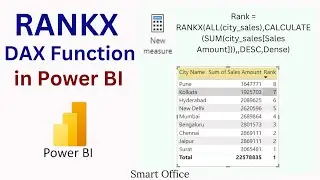 RANKX Function Tutorial in Power BI